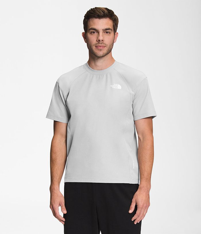 The North Face T-Shirts Ανοιχτο Γκρι Ανδρικα Tekware® Κοντομανικα Τοπ - Greece 4803PCEOR